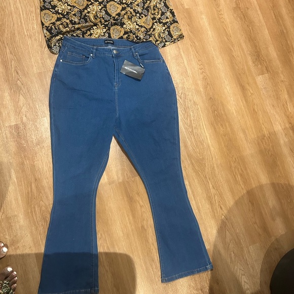 $190 Michael Kors Women's Black Orange Paisley Sweetheart Scoop Neck Top Size 3X - Picture 3 of 5